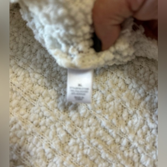 Zenana Premium White Popcorn Sweater. Size XL #Coastal #Minimalism #Neutral - Picture 5 of 6